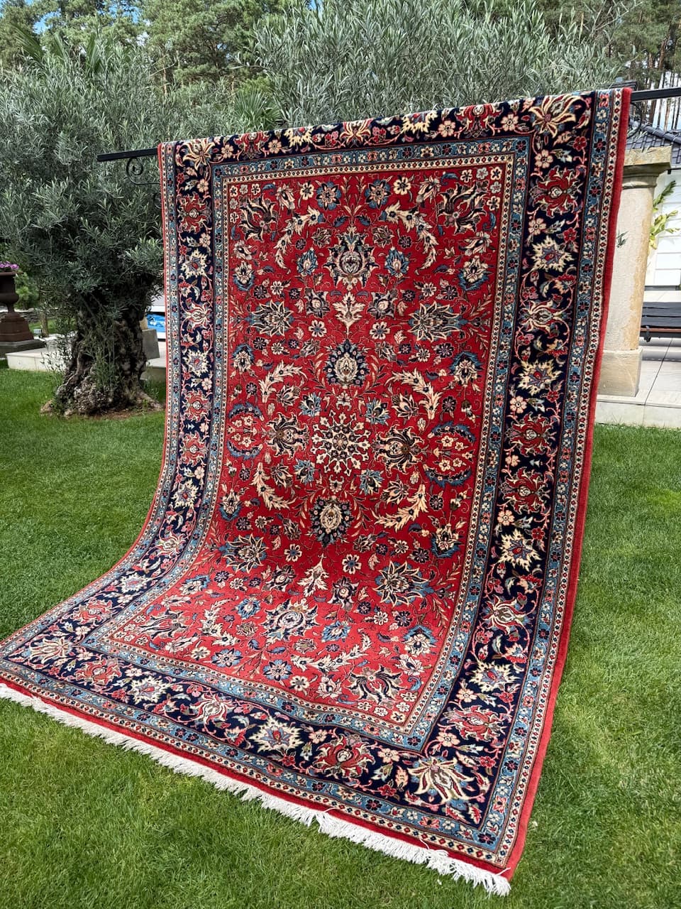 Rug Kashan, red wool, Iran - 168526