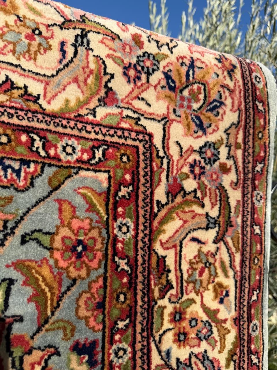 Rug Indo Bidjar, grey wool, India - 168542