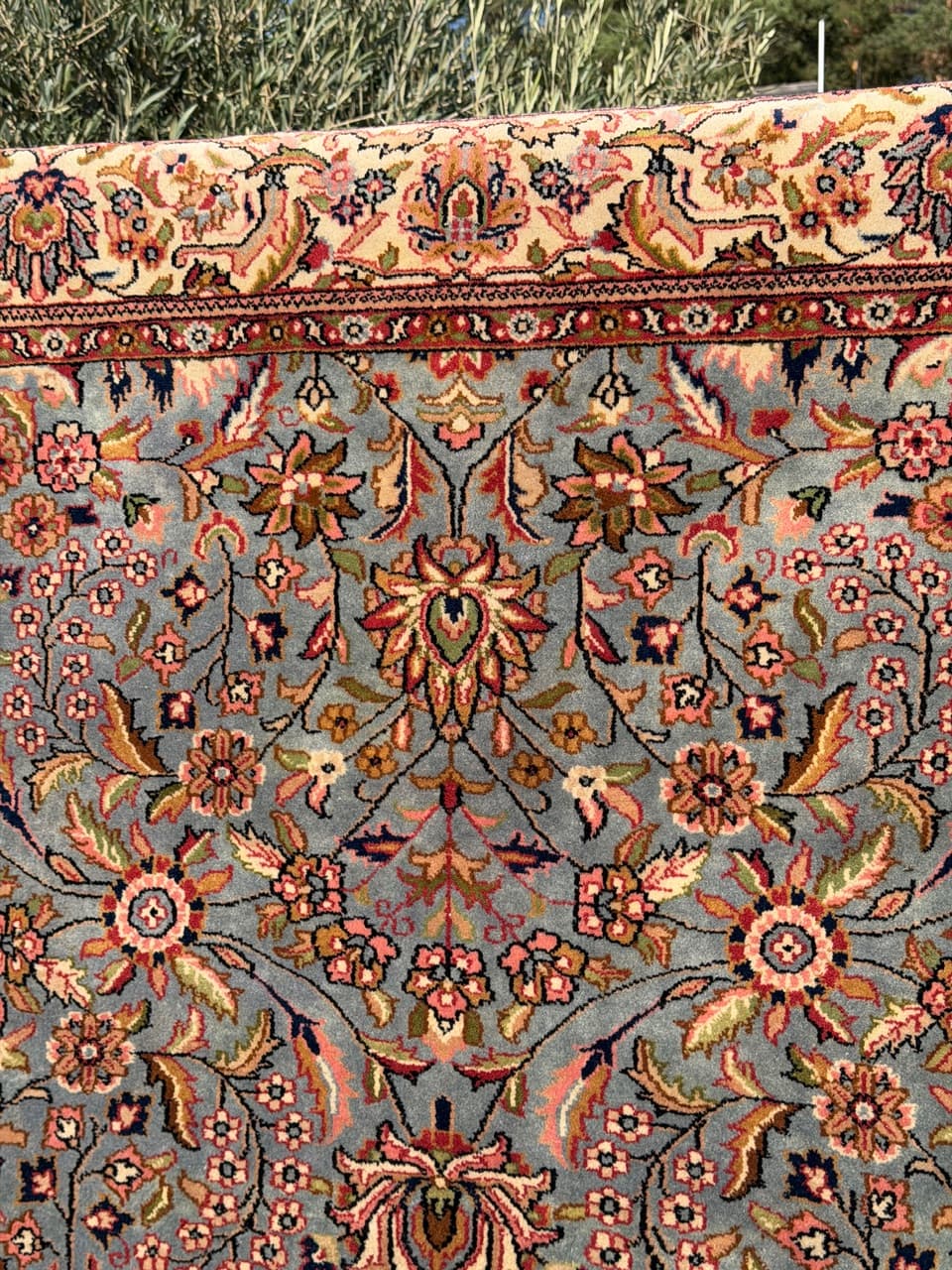 Rug Indo Bidjar, grey wool, India - 168541