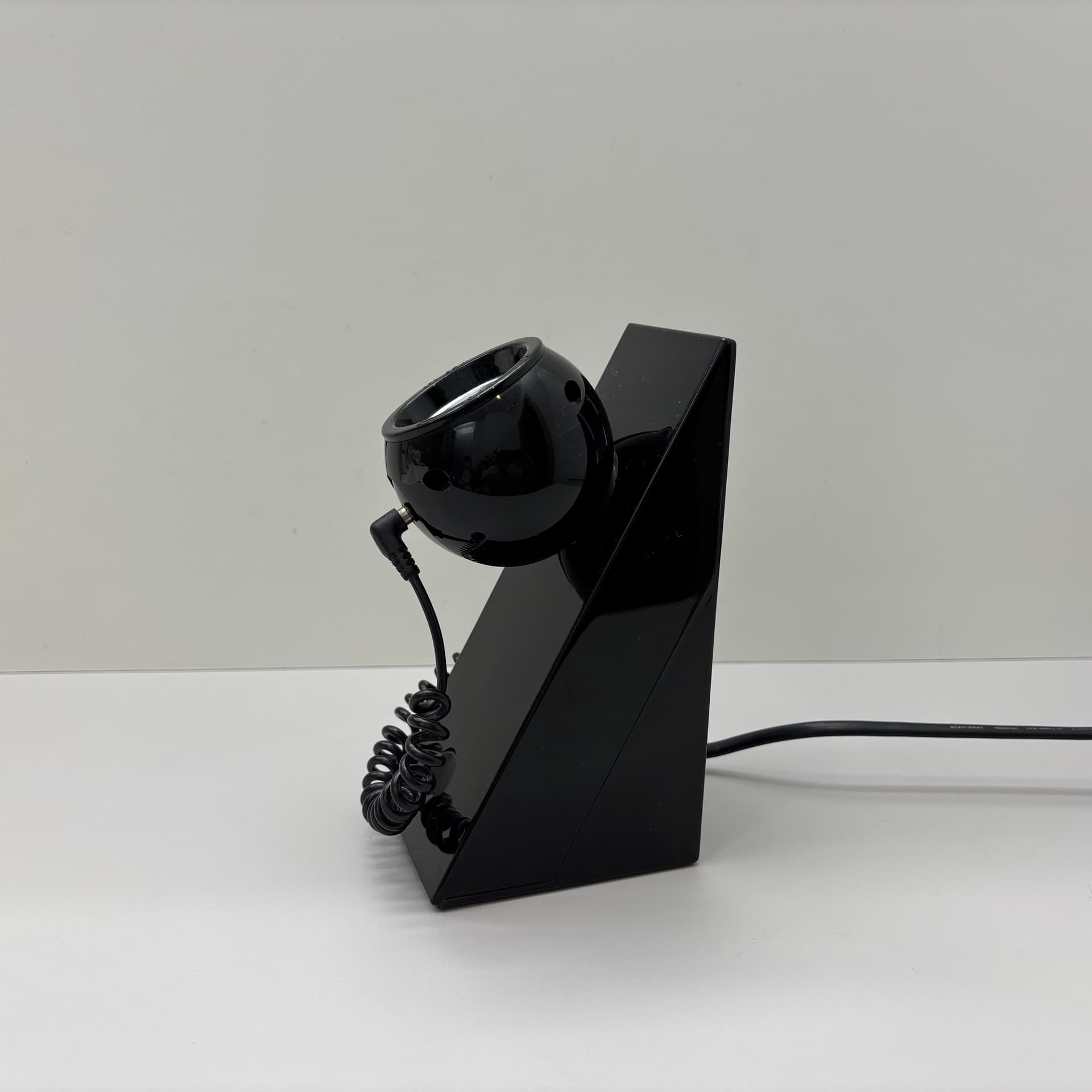 Lampka nocna, Space Age, plastik czarny, Brilliant Leuchten, Niemcy, lata 80. - 168588