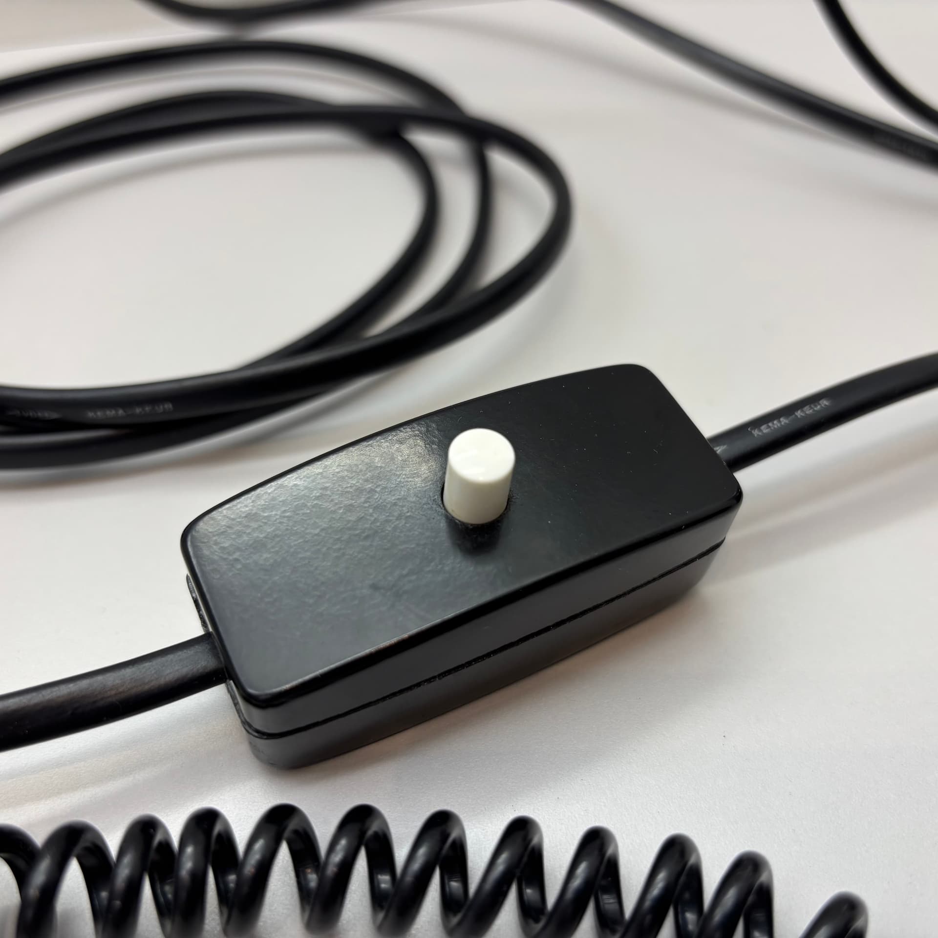 Lampka nocna, Space Age, plastik czarny, Brilliant Leuchten, Niemcy, lata 80. - 168601