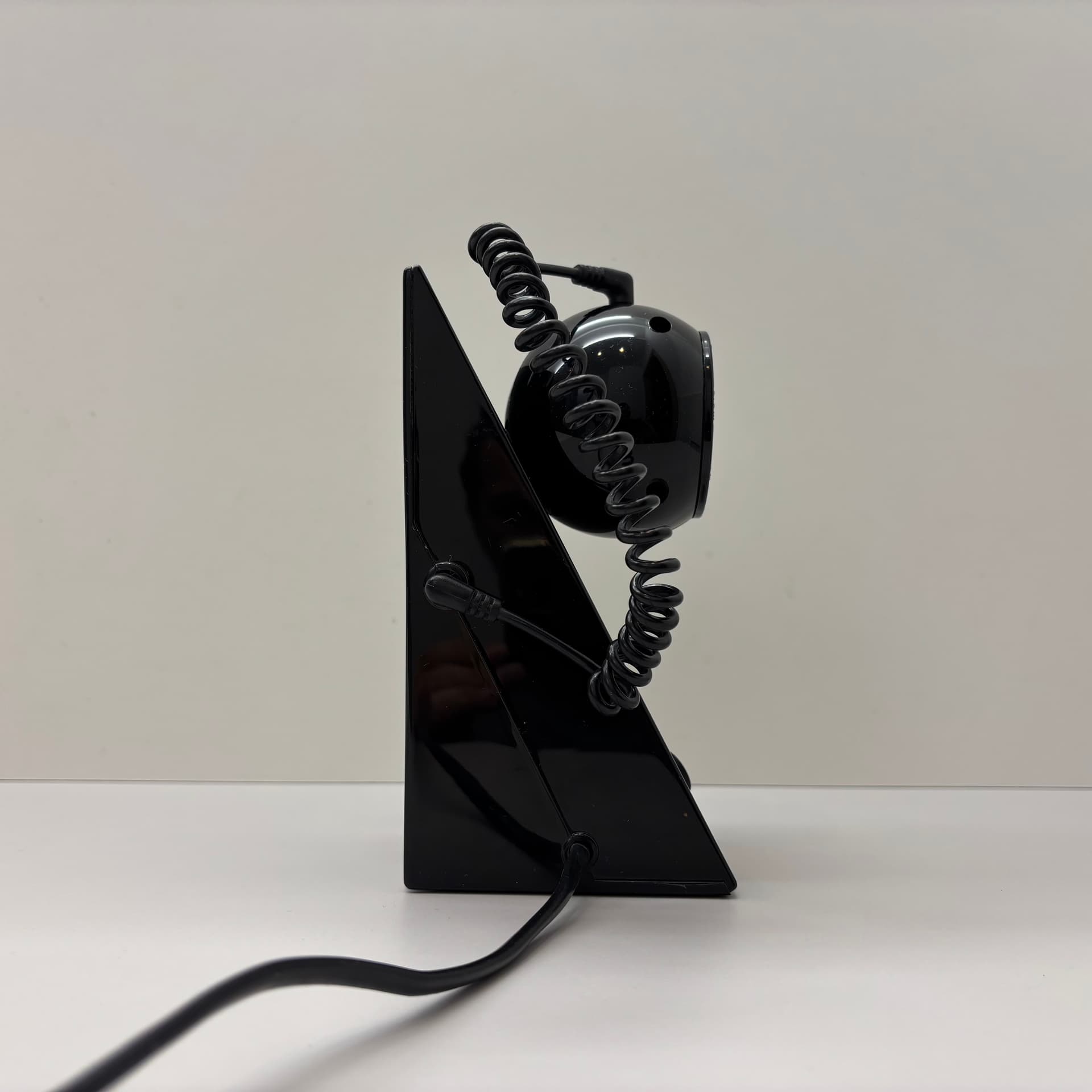 Lampka nocna, Space Age, plastik czarny, Brilliant Leuchten, Niemcy, lata 80. - 168592