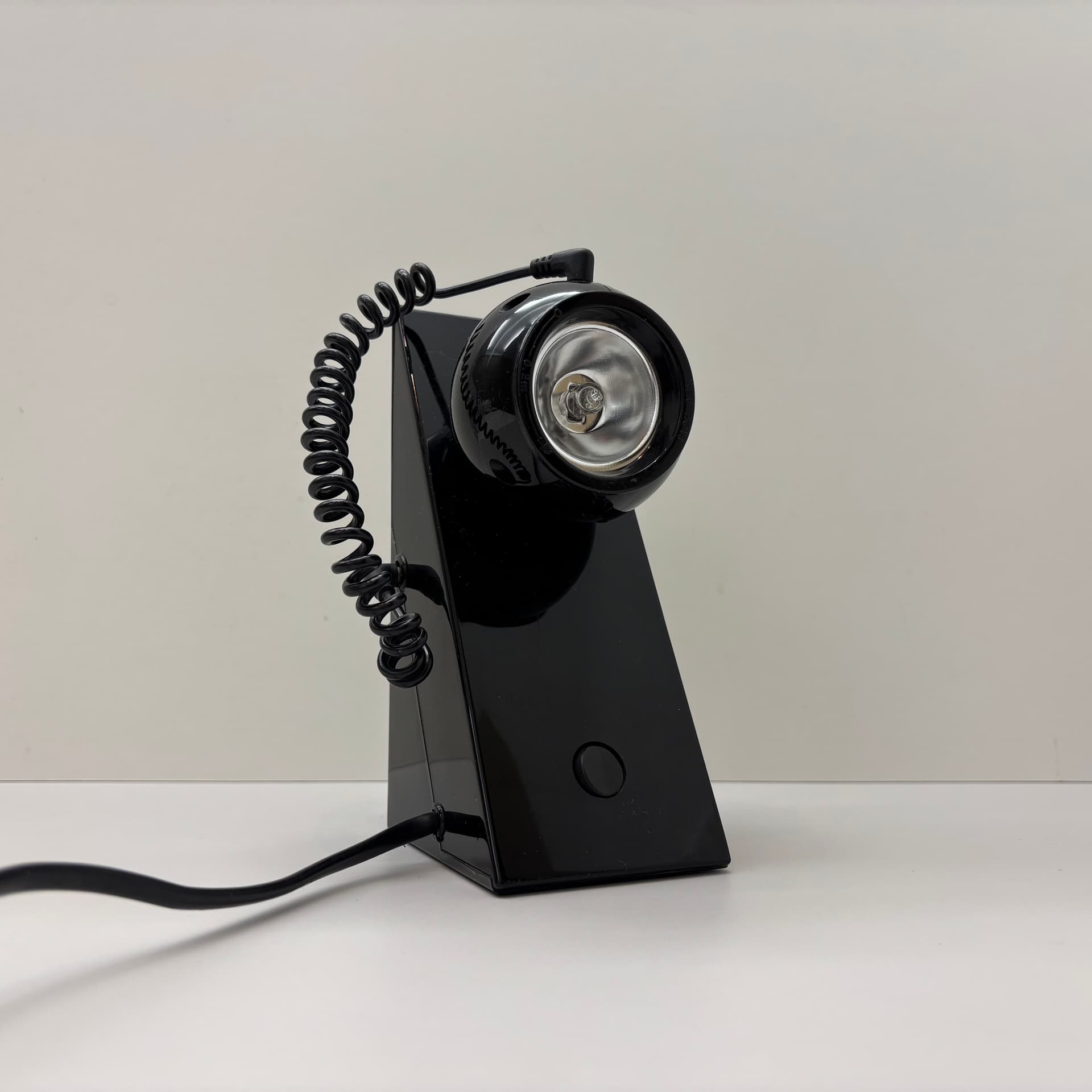 Lampka nocna, Space Age, plastik czarny, Brilliant Leuchten, Niemcy, lata 80. - 168593