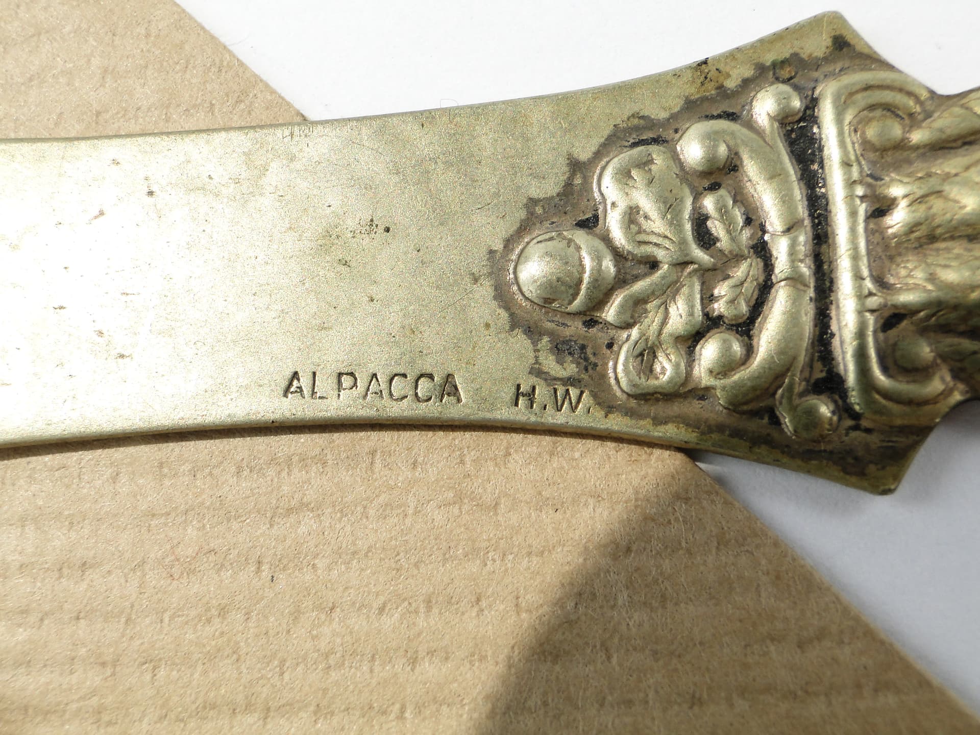 Nóż do listów z motywem sowy lata 1920 - 168677