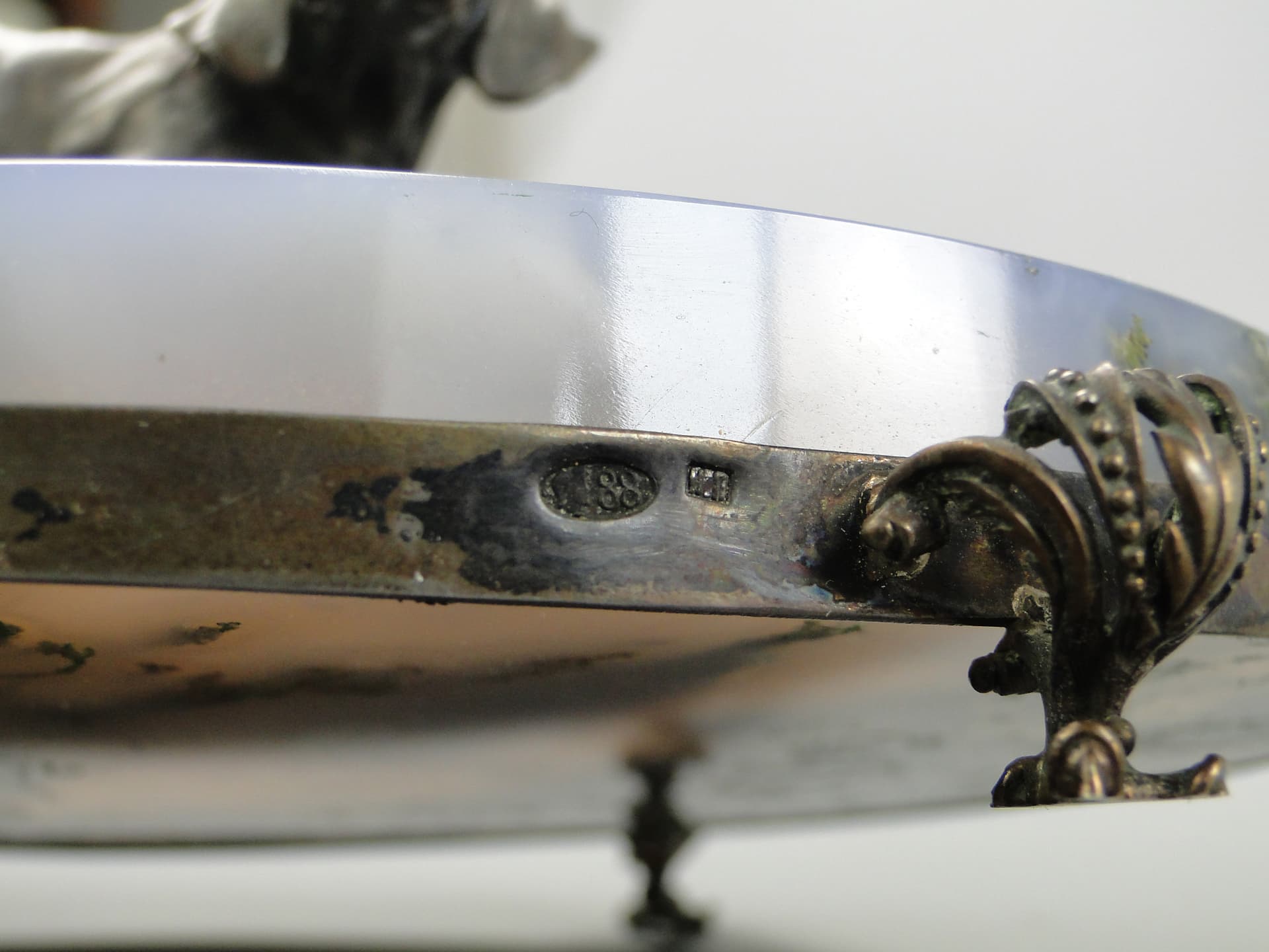 Figura psa wyżła, srebro srebrny, Rosja, początek XX w. - 168698