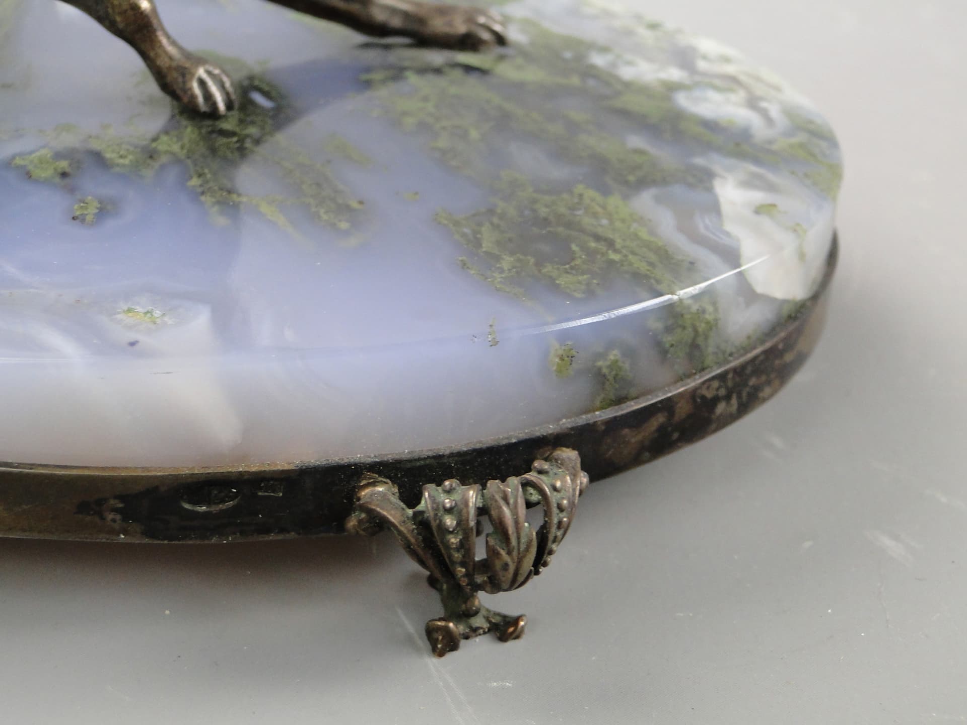 Figura psa wyżła, srebro srebrny, Rosja, początek XX w. - 168697