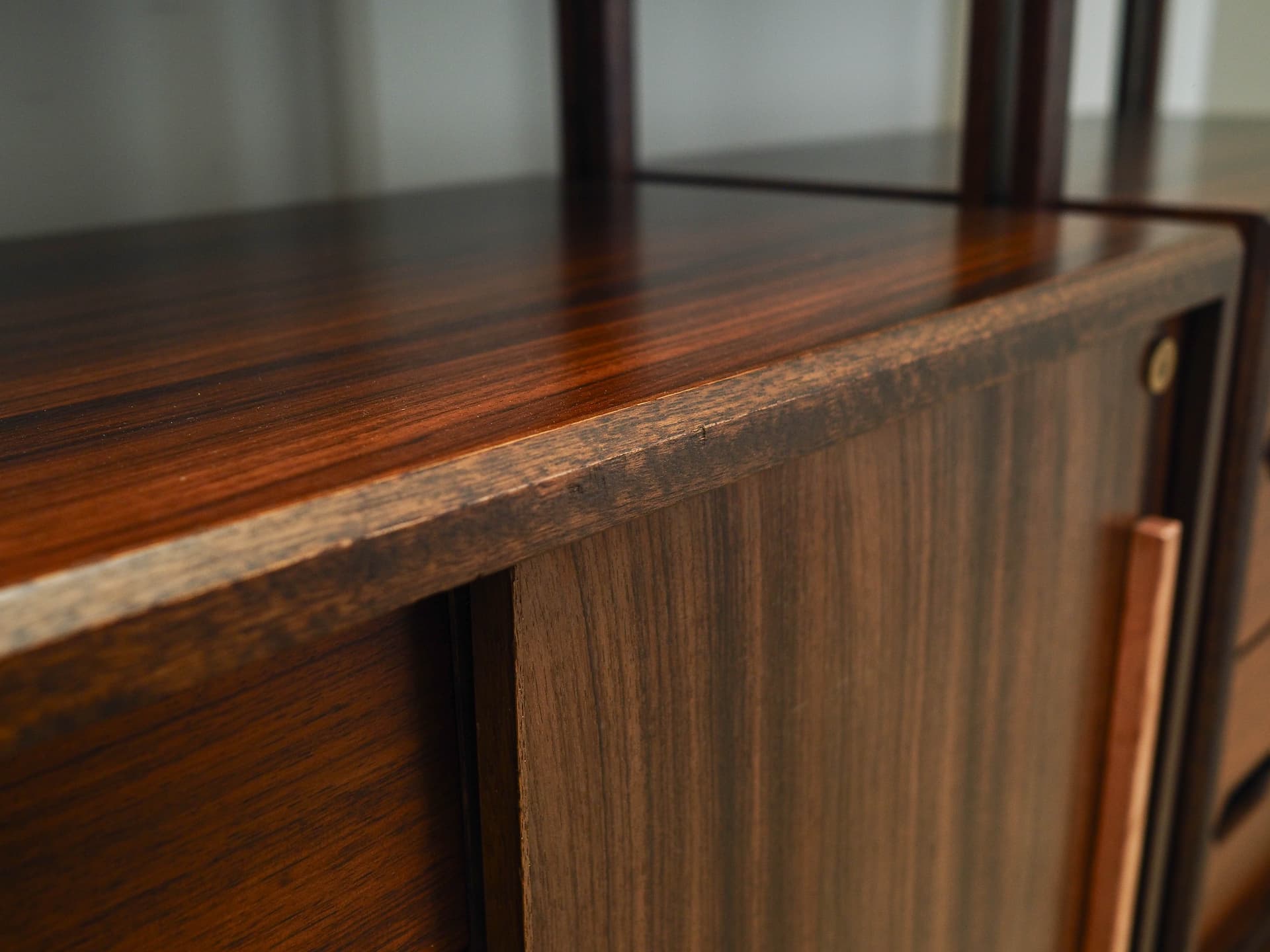 Regał systemowy, palisander brąz ciemny, Włochy, lata 60. - 168760