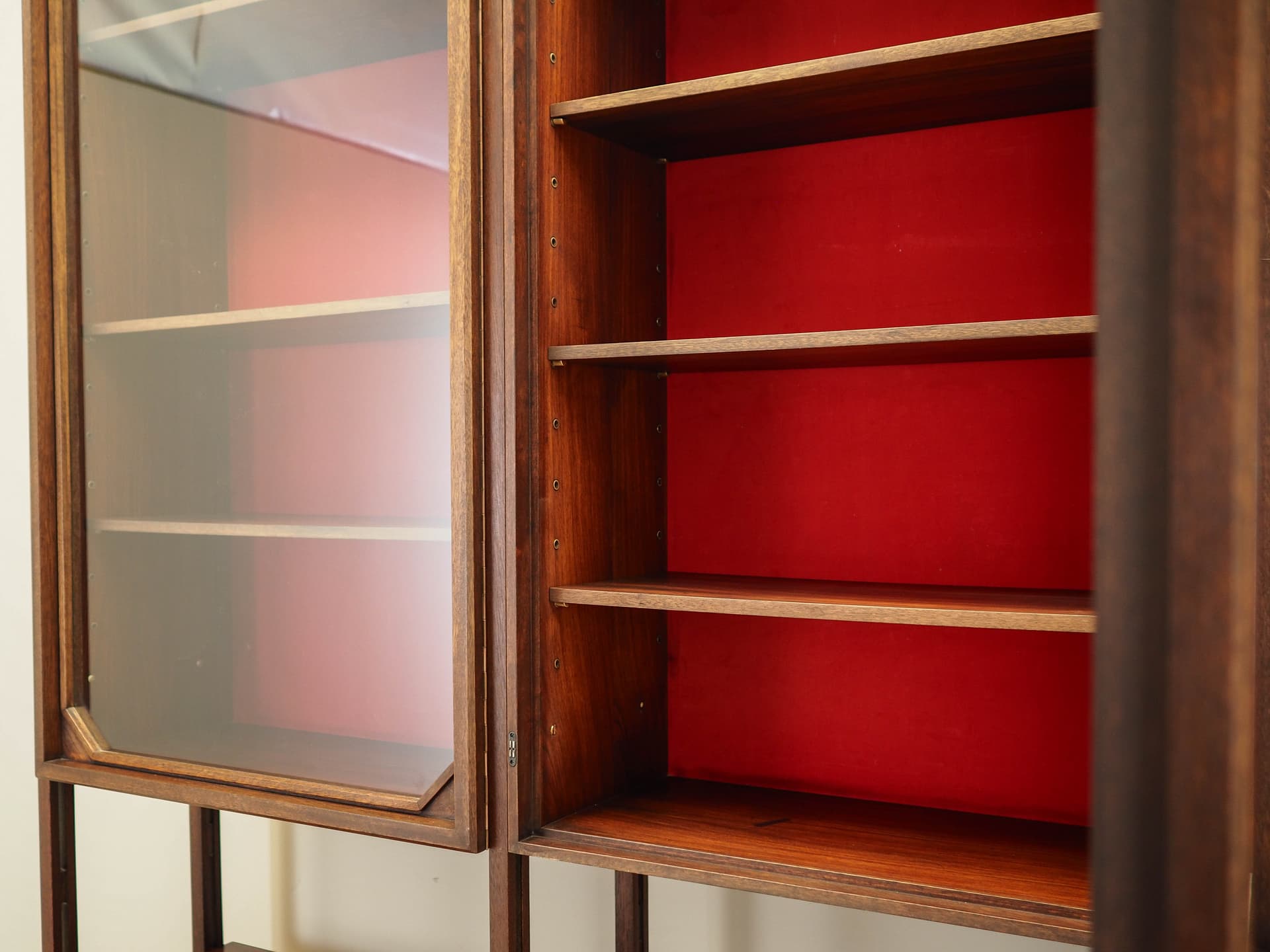 Regał systemowy, palisander brąz ciemny, Włochy, lata 60. - 168764