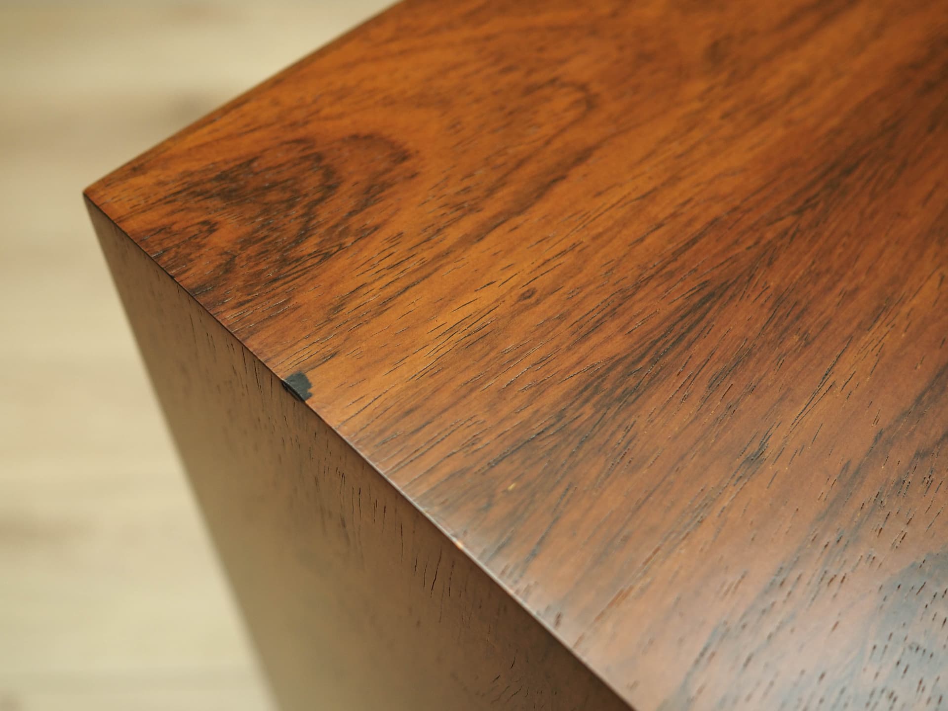 Szafka, palisander brązowy, drewno czarne, Omann Jun, Dania, lata 70. - 168787