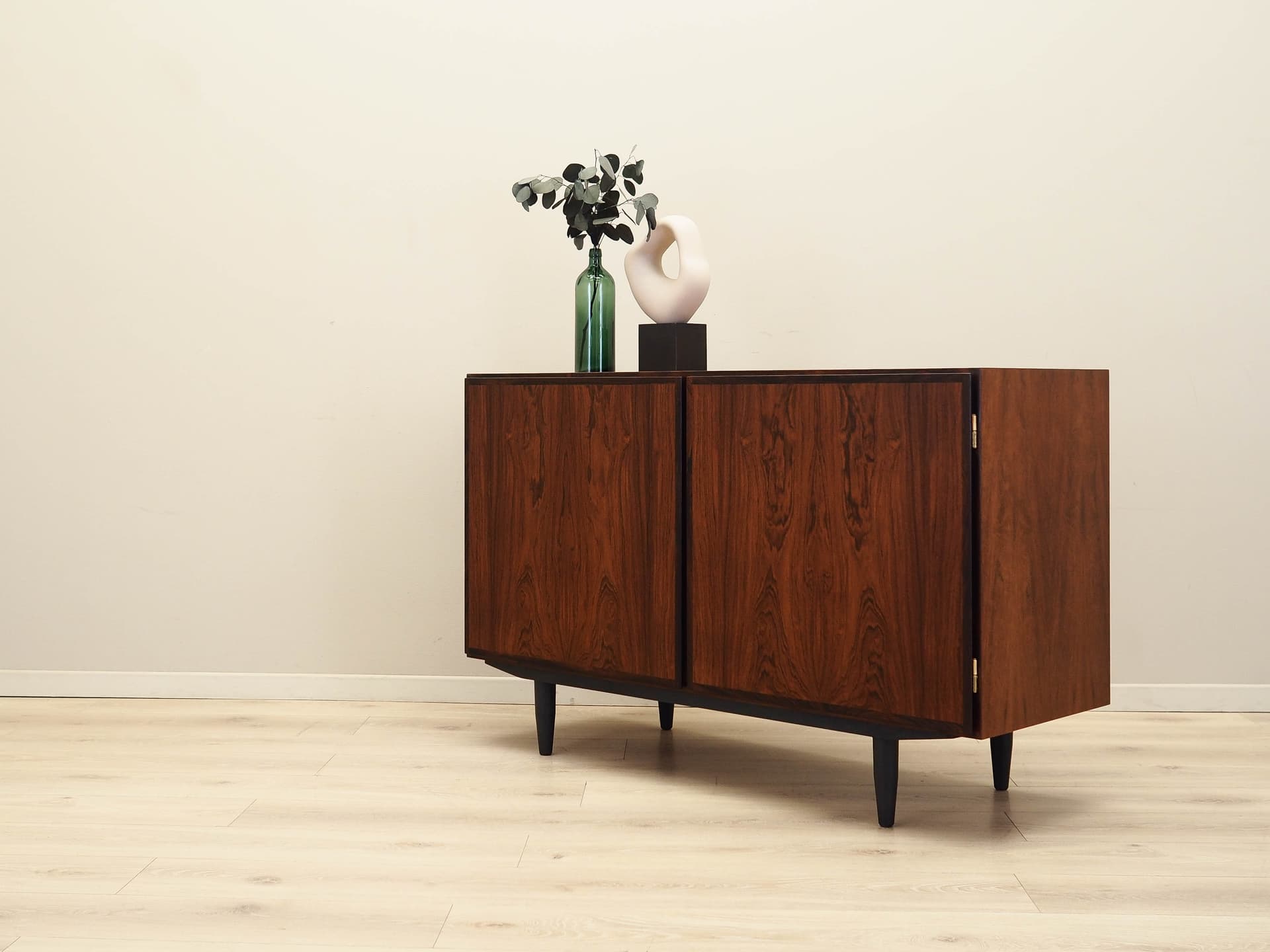 Szafka, palisander brązowy, drewno czarne, Omann Jun, Dania, lata 70. - 168784