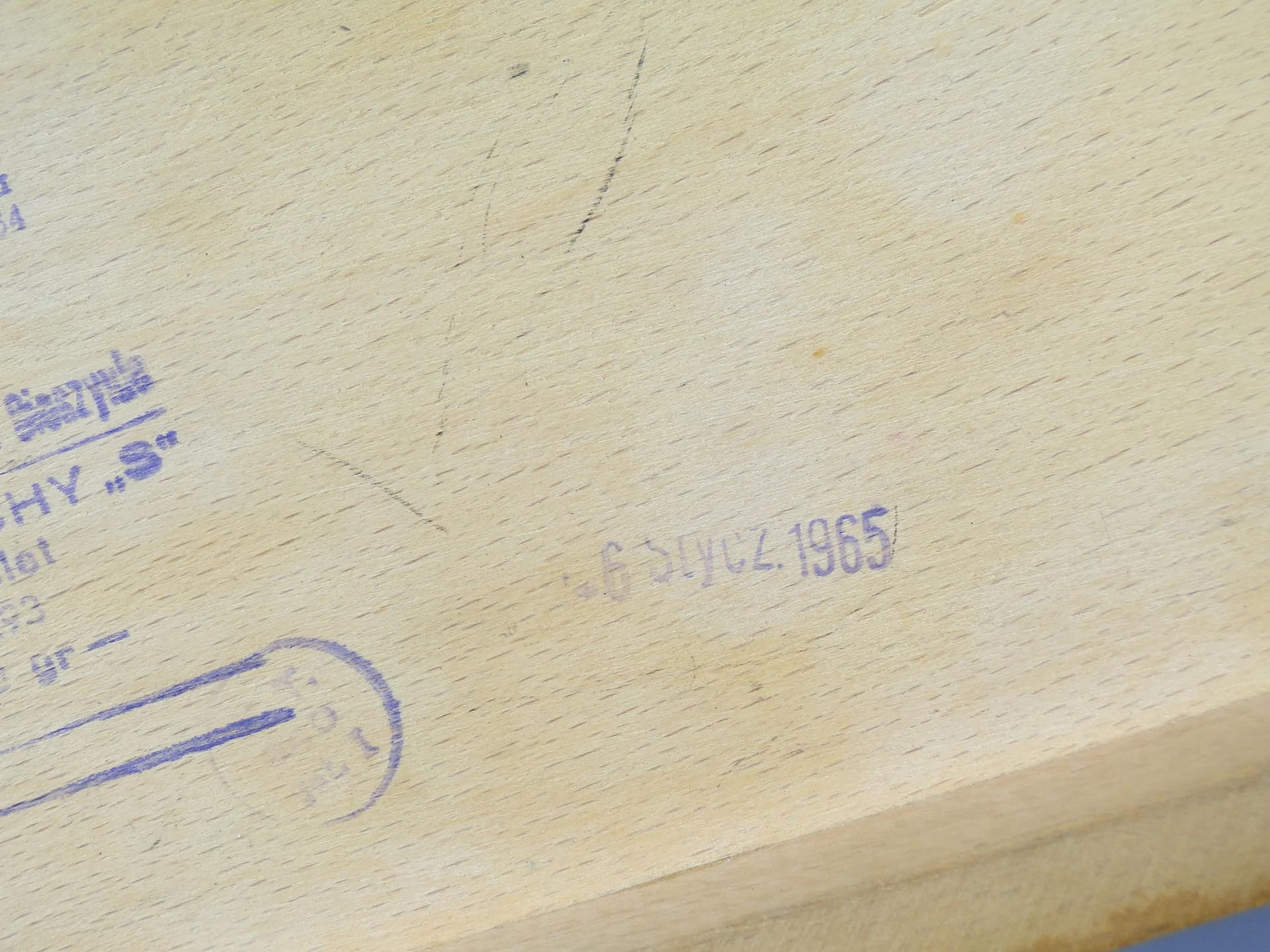 Komplet szachów, drewno brązowy jasny, Polska, lata 60. - 11215