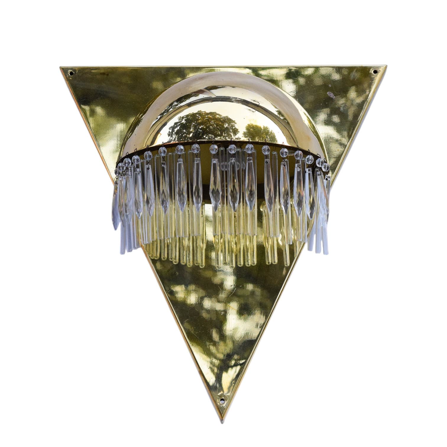 Para dużych kinkietów z kryształkami w stylu Art Deco - 169170