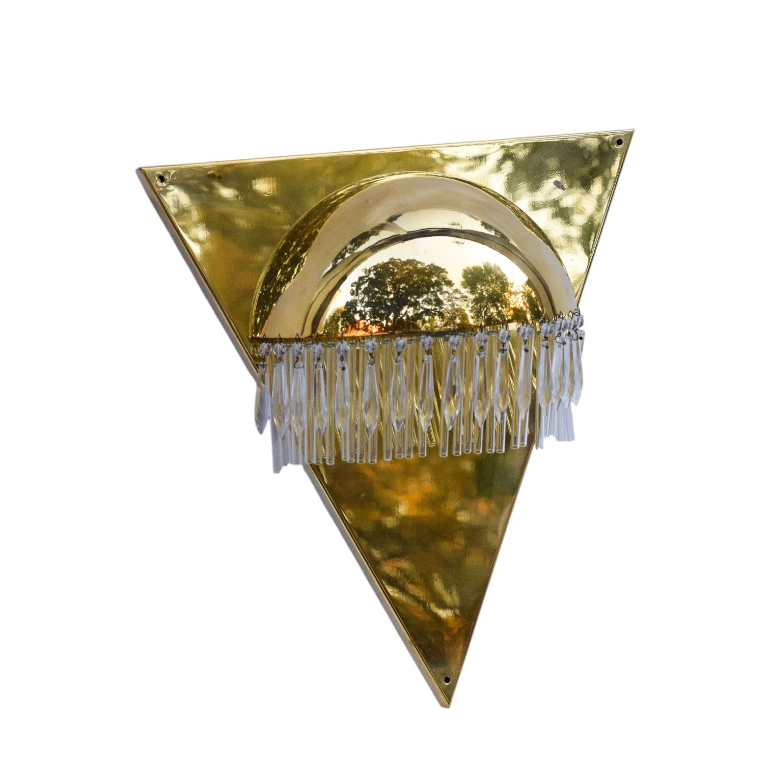 Para dużych kinkietów z kryształkami w stylu Art Deco - 169173