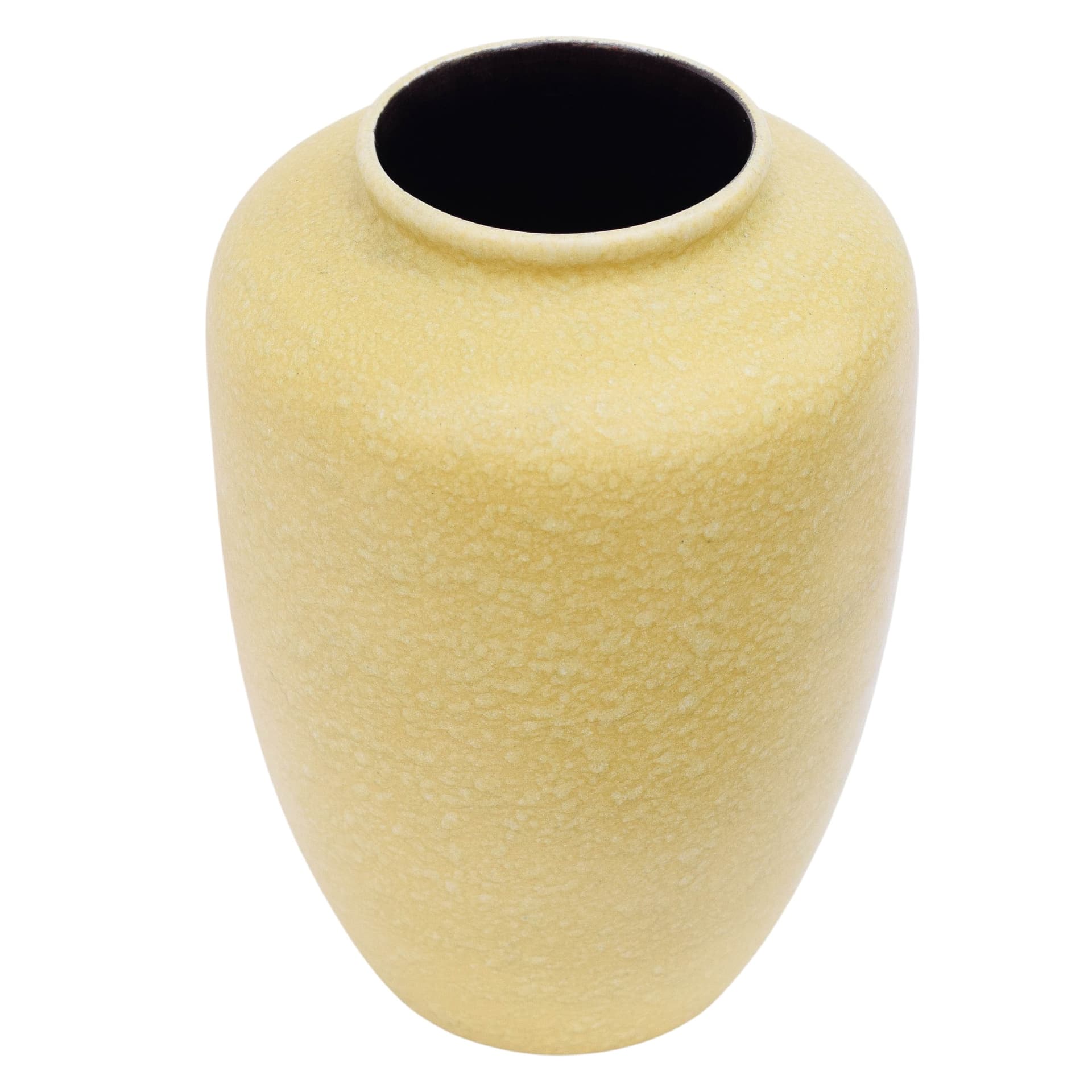 Wazon ceramiczny z żółtym szkliwieniem, Dania, lata 70. XX w. - 169205