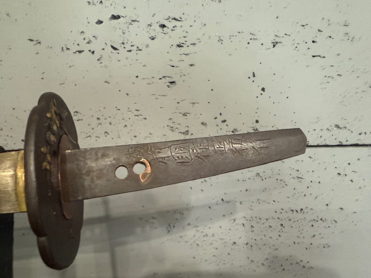 Miecz katana Echizen Kuni ju Masatoshi, czarny, żelazo lakierowane drewno, Japonia, XVII w. - 169444