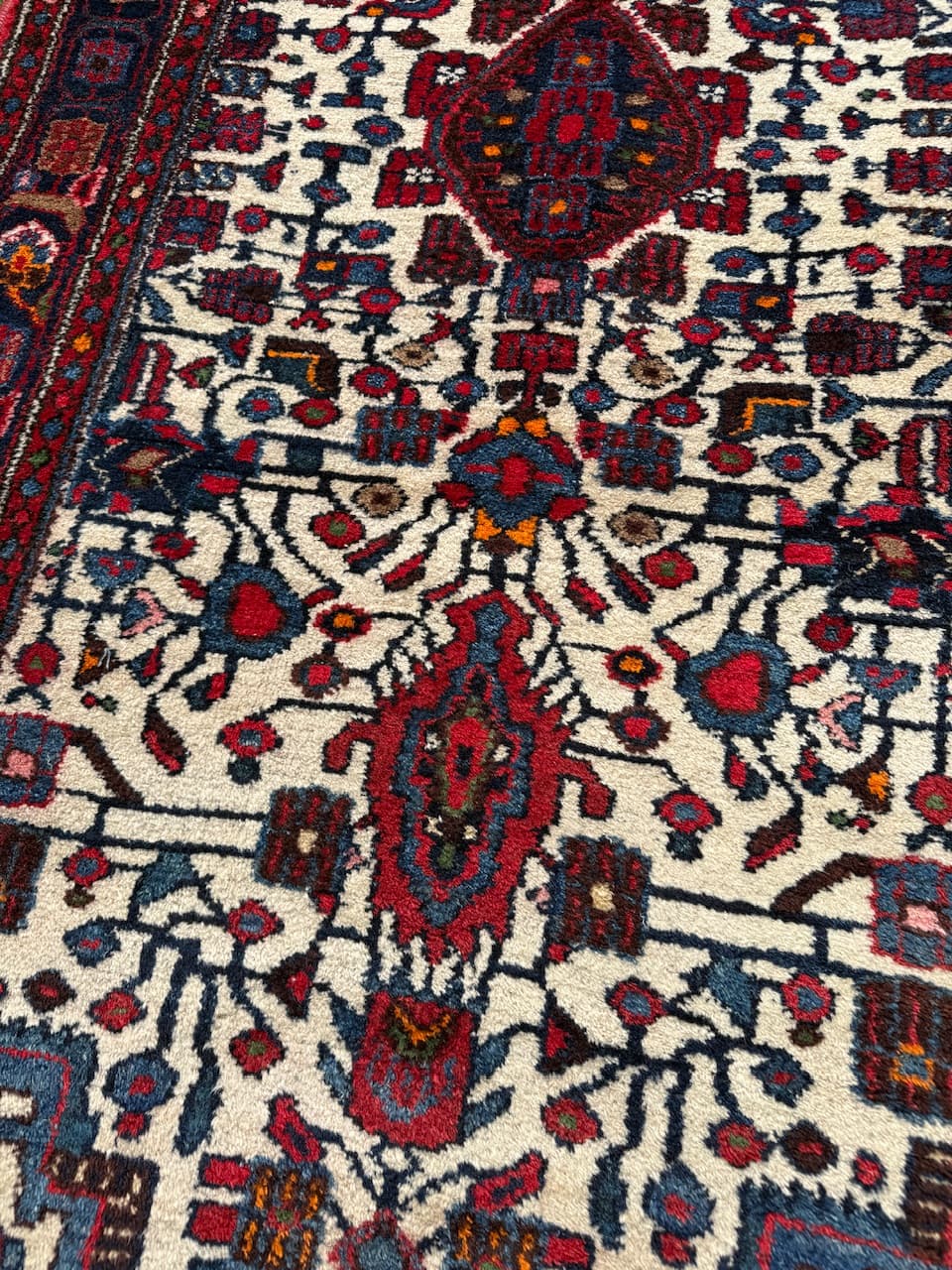 Runner Hamadan, multicolor wool, Iran - 169486