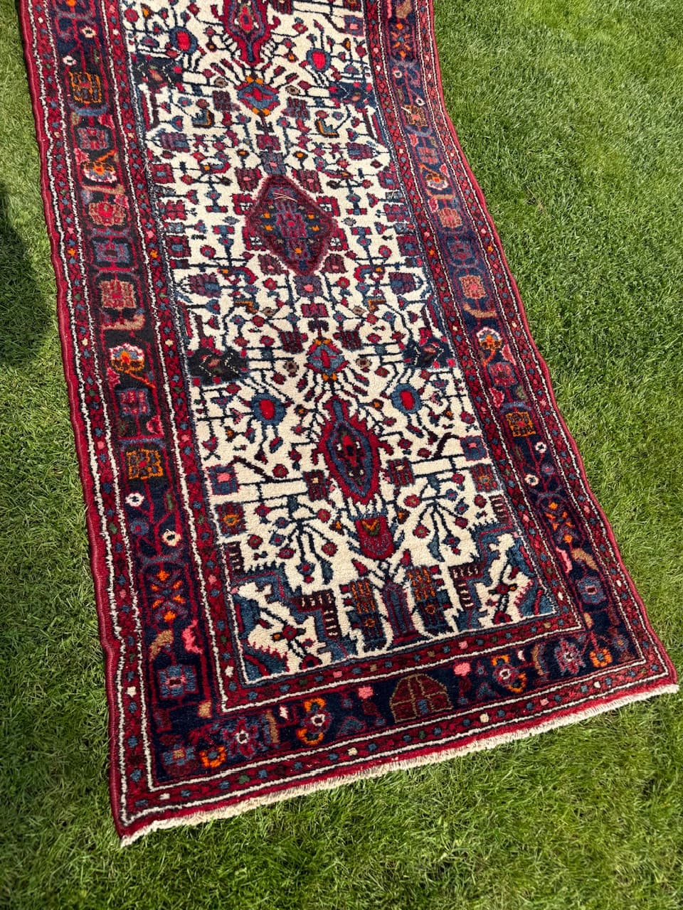 Runner Hamadan, multicolor wool, Iran - 169476