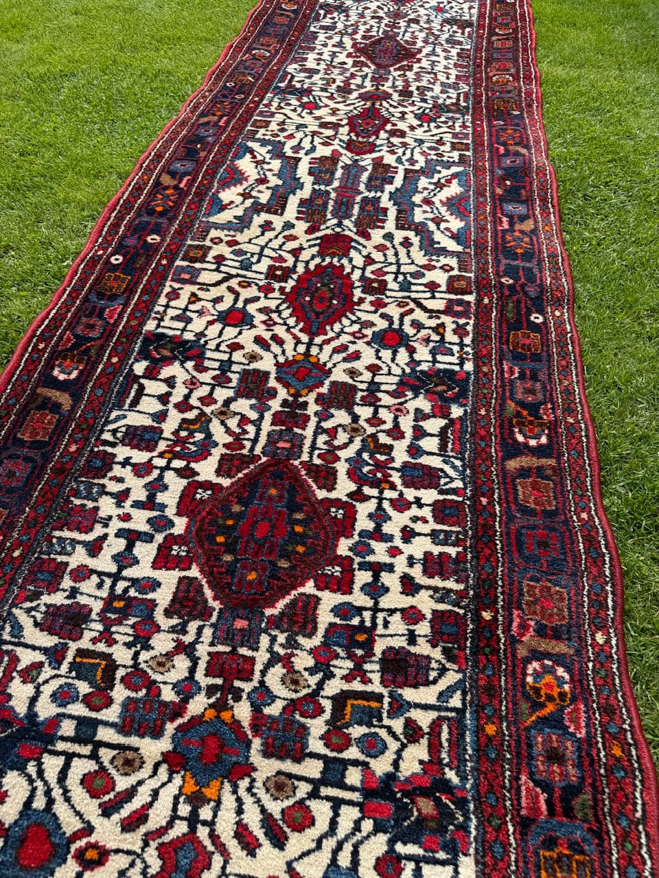 Runner Hamadan, multicolor wool, Iran - 169487