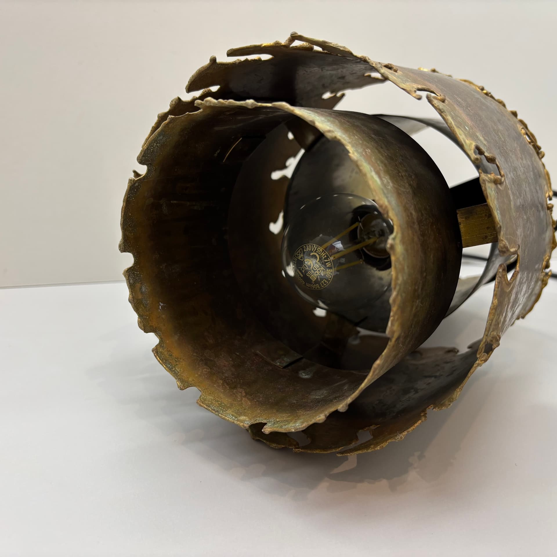 Pendant lamp, golden brass, Holm Sorensen & Co, Denmark, 1960s. - 169491