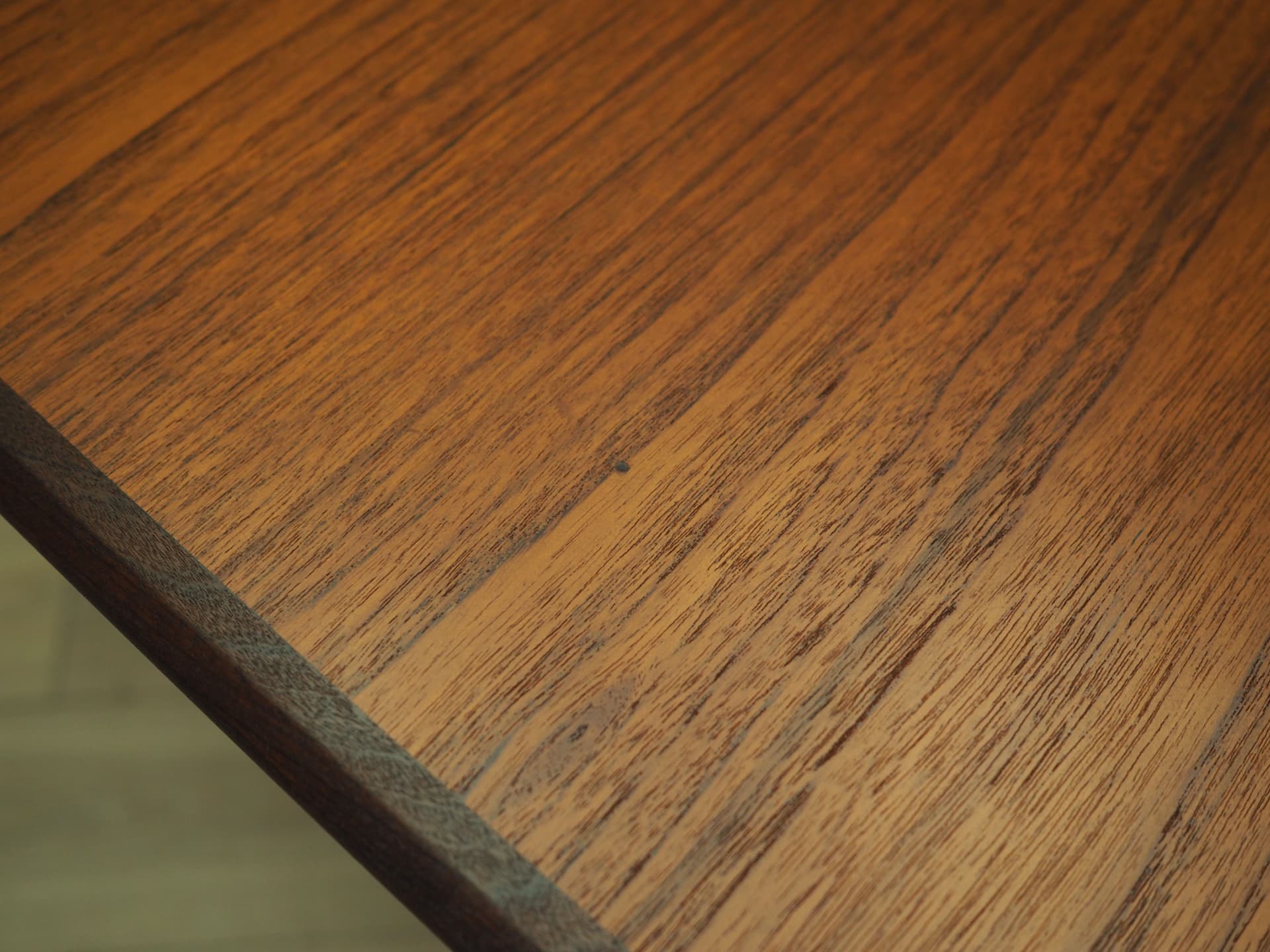 Stół, brązowy, teak, Dania, lata 70. - 169797