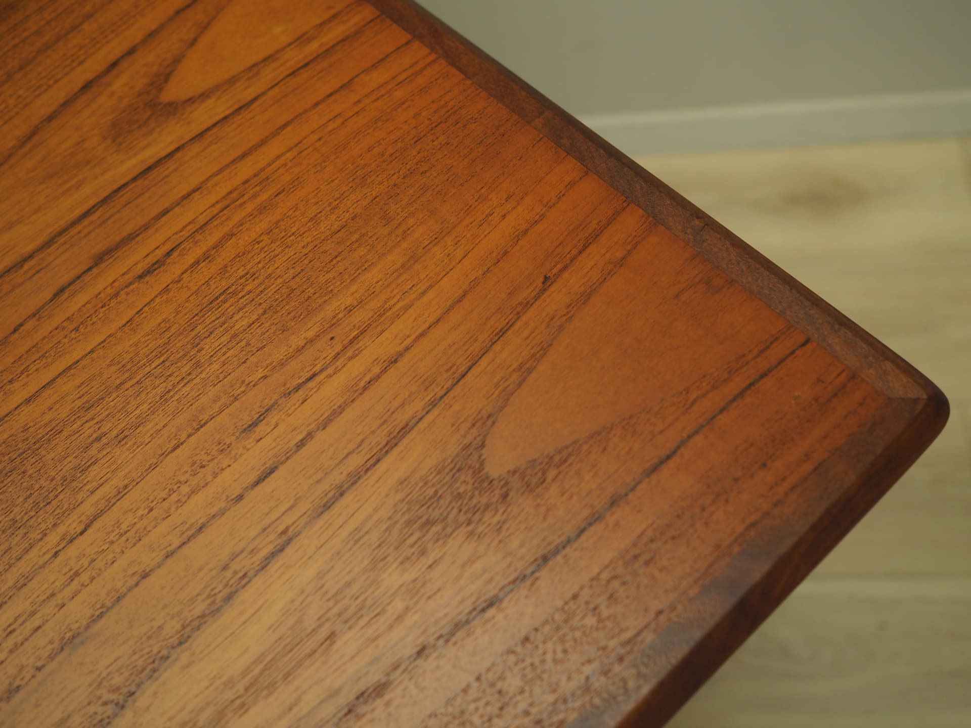 Stół, brązowy, teak, Dania, lata 70. - 169791