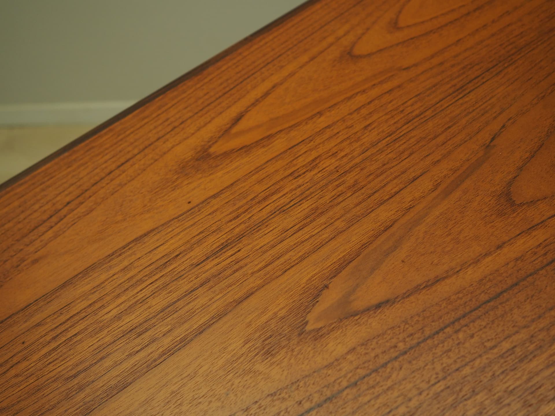 Stół, brązowy, teak, Dania, lata 70. - 169793