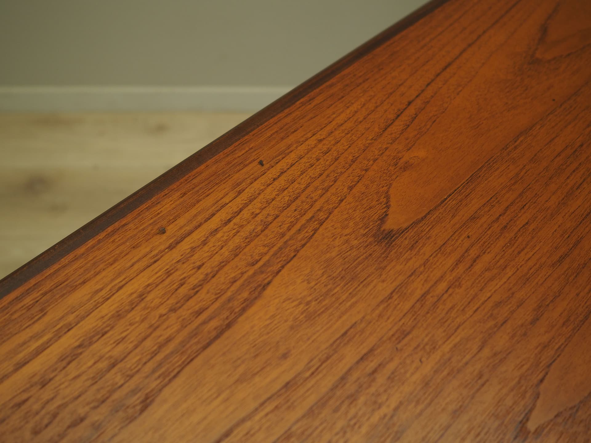 Stół, brązowy, teak, Dania, lata 70. - 169795