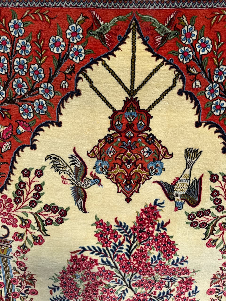Rug Ghoum, multicolor wool, Iran - 169964