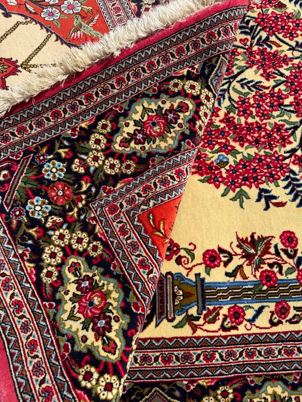 Rug Ghoum, multicolor wool, Iran - 169973