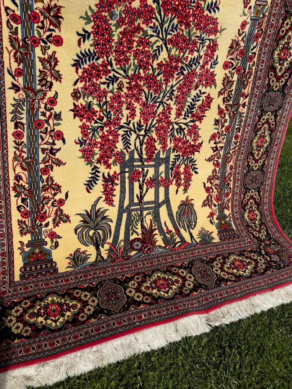 Rug Ghoum, multicolor wool, Iran - 169969