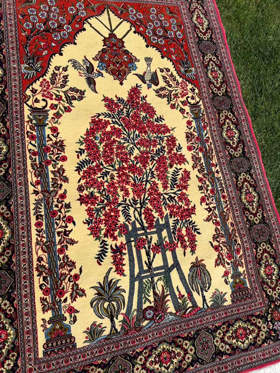 Rug Ghoum, multicolor wool, Iran - 169975
