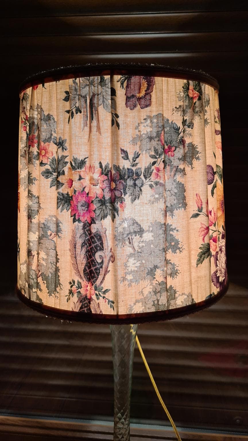 Table lamp, Art Deco, turquoise, uranium glass, 1930s. - 170134