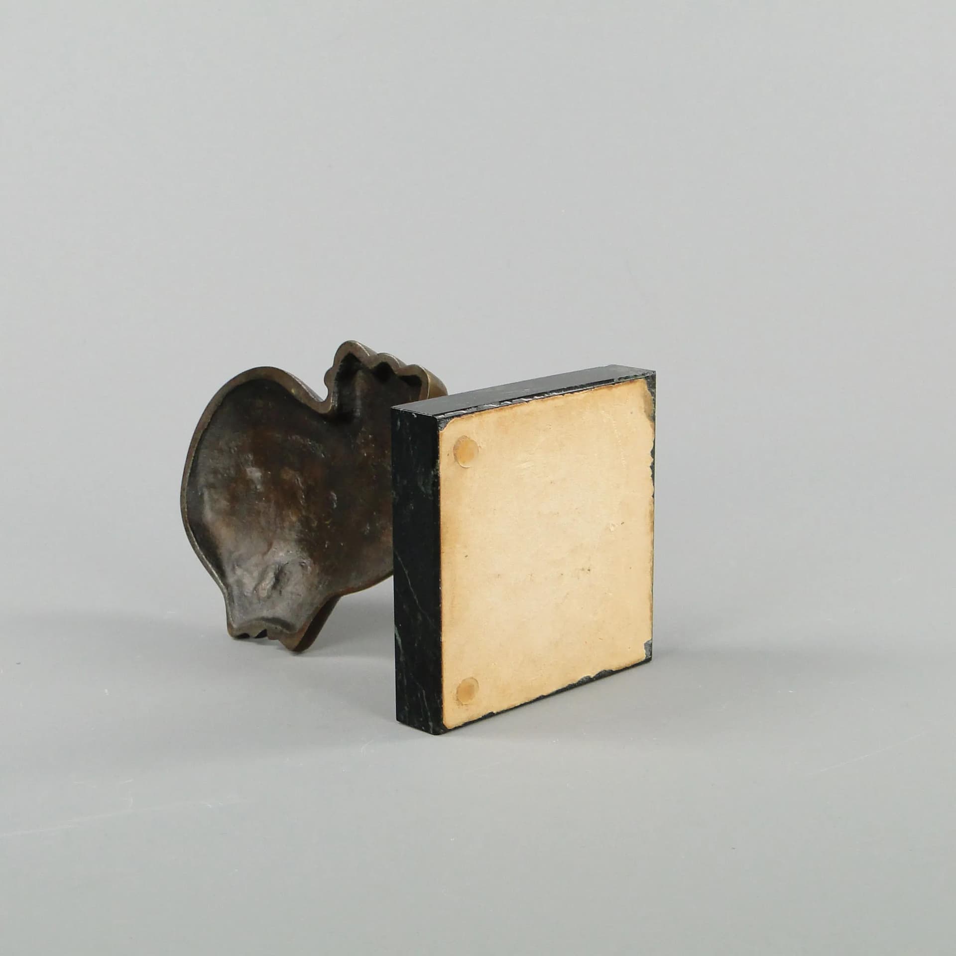 Płaskorzeźba Ekstaza, Art Deco, brąz złoty, Francja, lata 30. - 11139