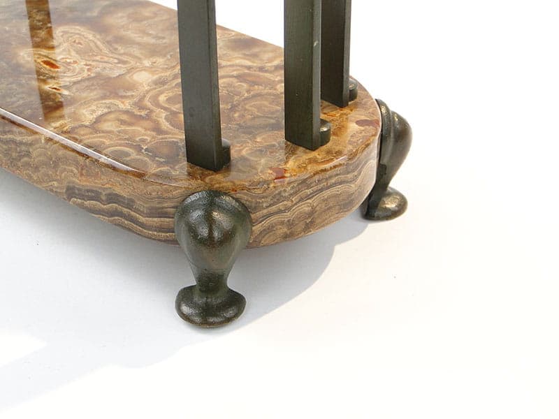 Listownik Art Deco, marmur i brąz 1920 - 170297