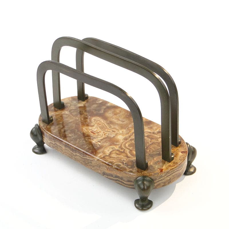 Listownik Art Deco, marmur i brąz 1920 - 170296