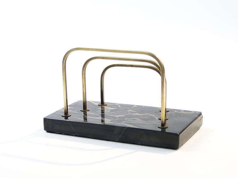 Listownik Art Deco, marmur i brąz 1920 - 170447