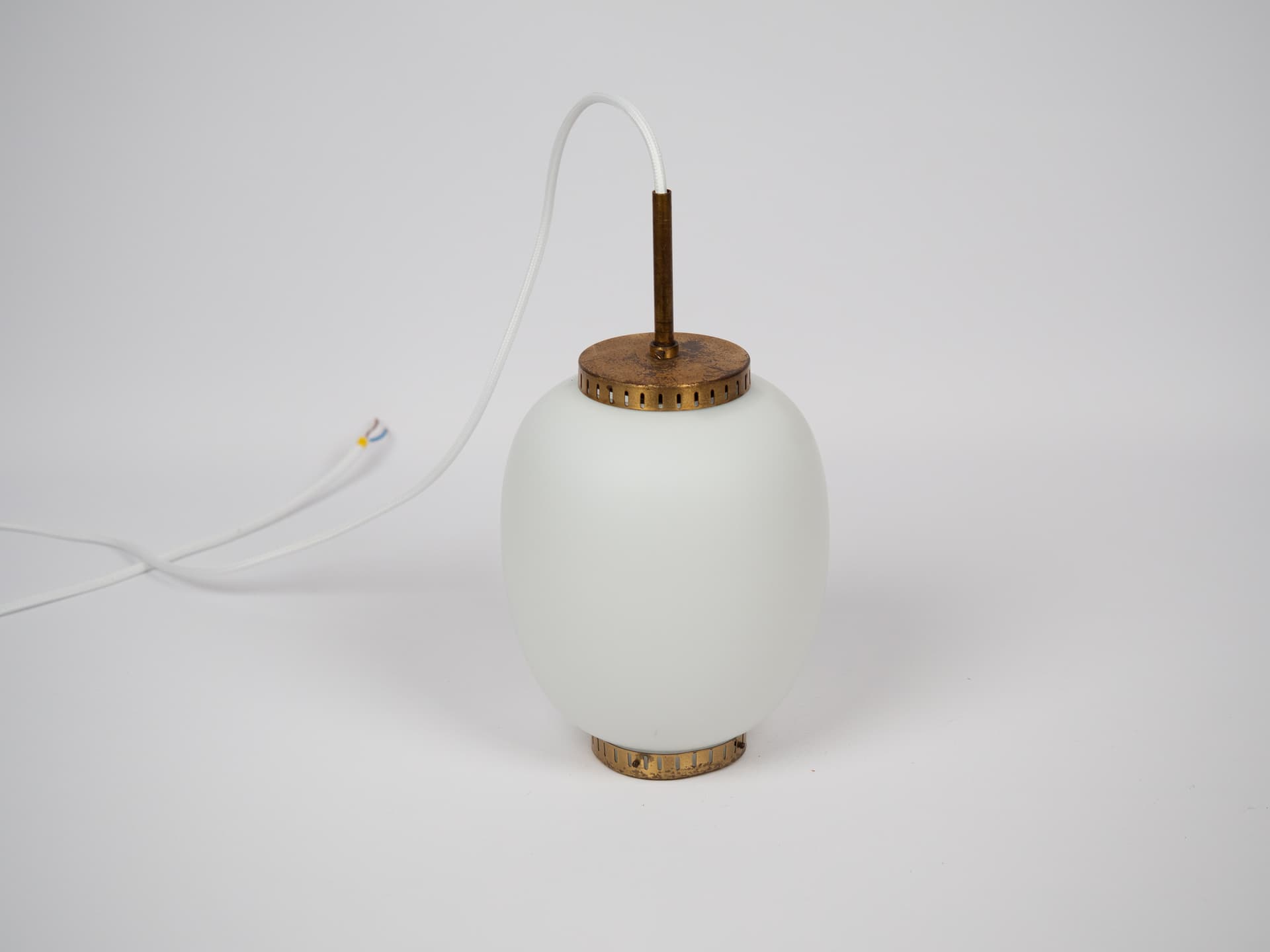 Copper Aluminum Pendant Lamp, by B. Nordsted for Lyskaer, Denmark, 1980s - 170524