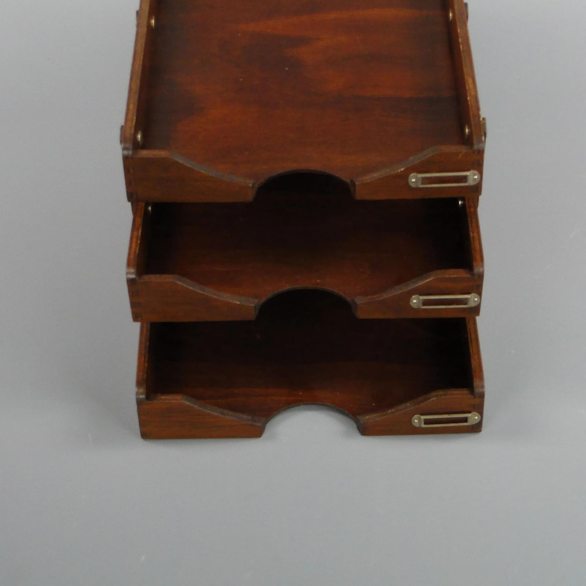 Segregator, sklejka ciemny brąz, Niemcy, lata 60. - 11075