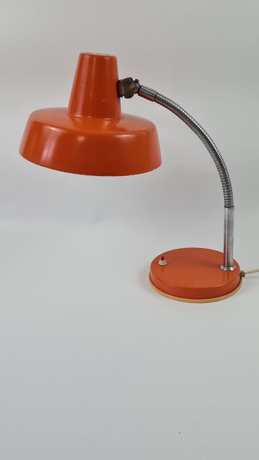 Lampa biurkowa, pomarańczowy, metal, Węgry, lata 70. - 170733