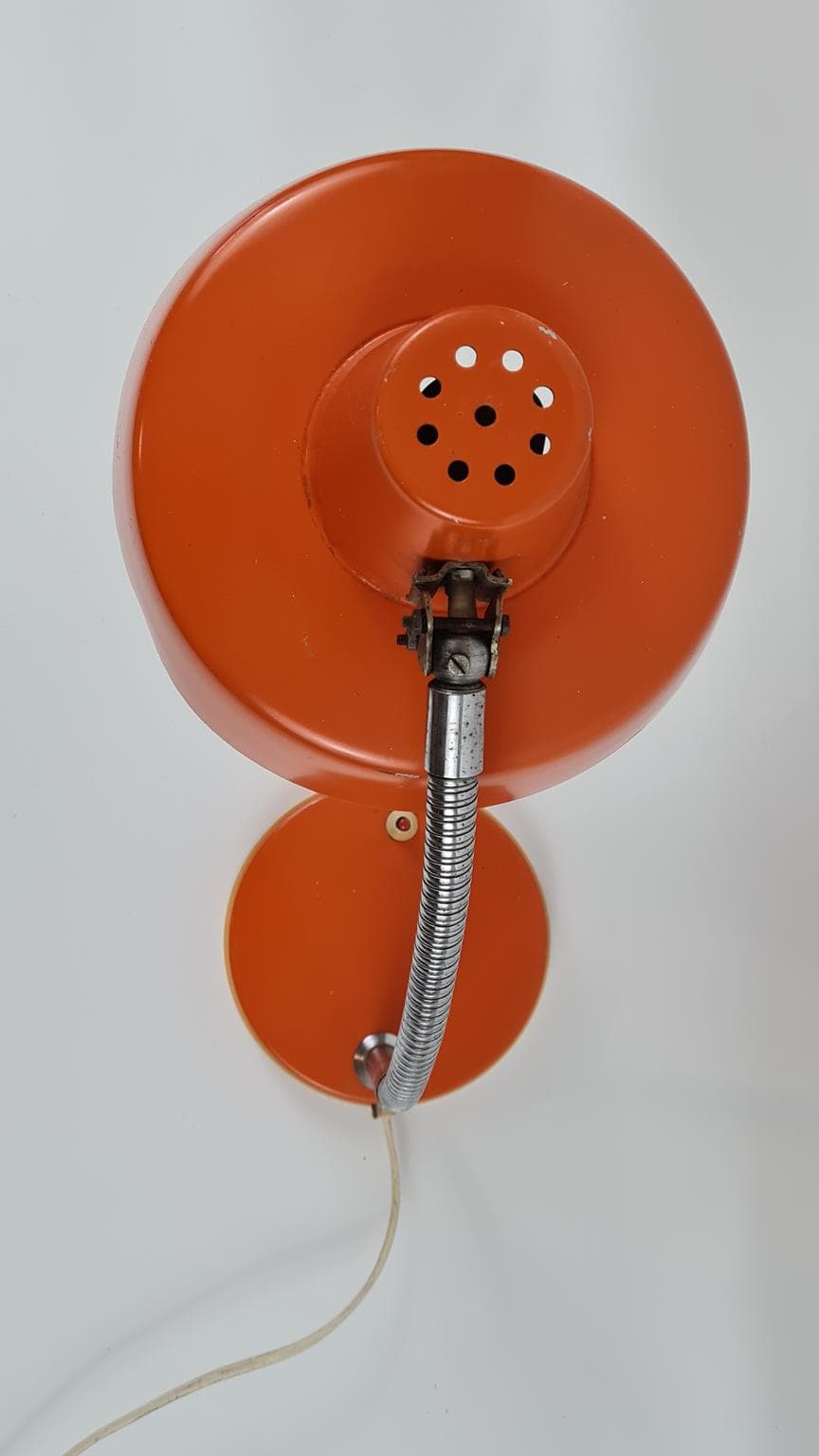 Lampa biurkowa, pomarańczowy, metal, Węgry, lata 70. - 170737