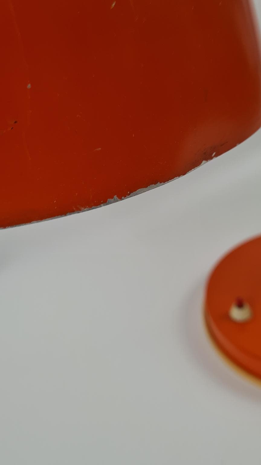 Lampa biurkowa, pomarańczowy, metal, Węgry, lata 70. - 170735