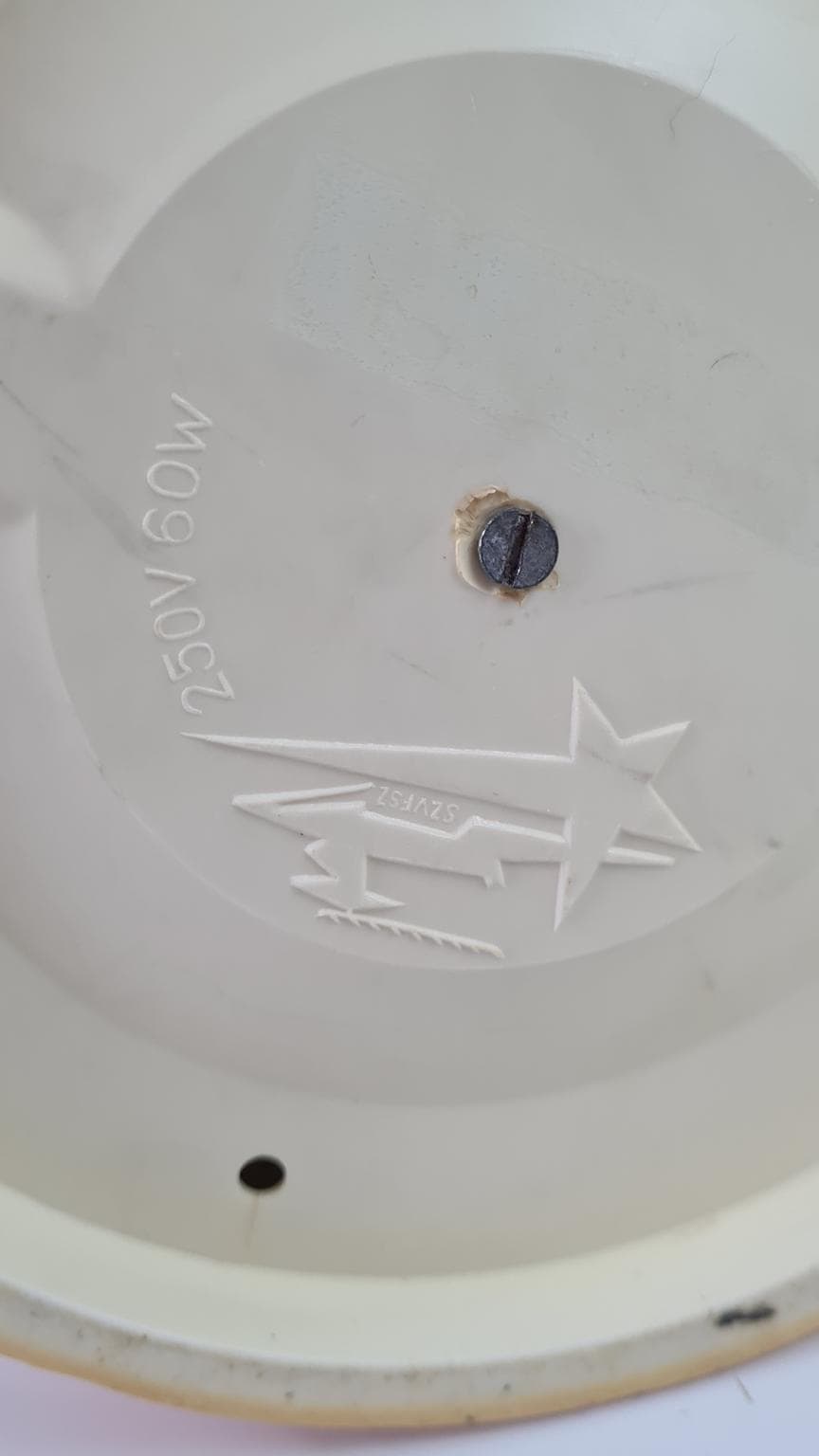 Lampa biurkowa, pomarańczowy, metal, Węgry, lata 70. - 170743