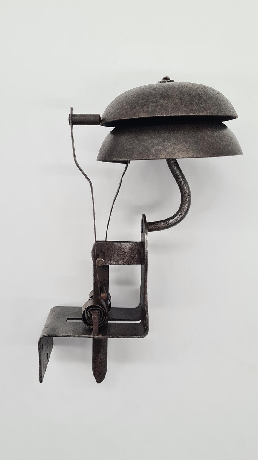 Dzwonek do drzwi, secesja, metal szary, Francja, XIX wiek - 170748