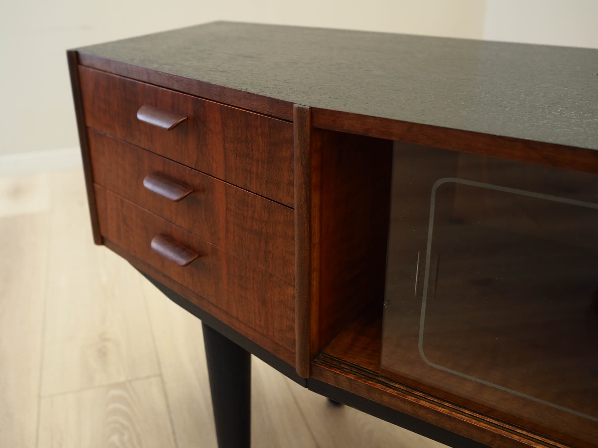 Lowboard, light walnut wood, Denmark, 1960s. - 170790