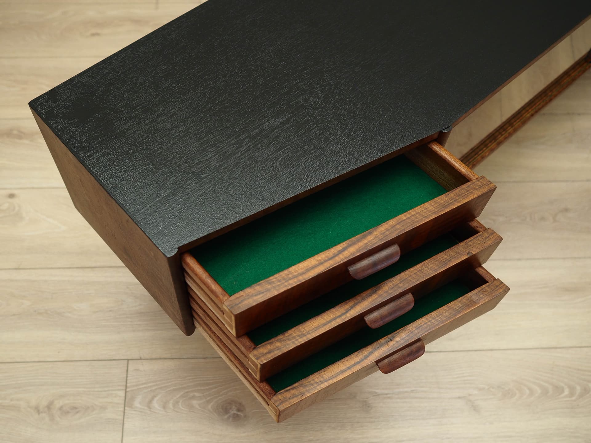 Lowboard, light walnut wood, Denmark, 1960s. - 170792