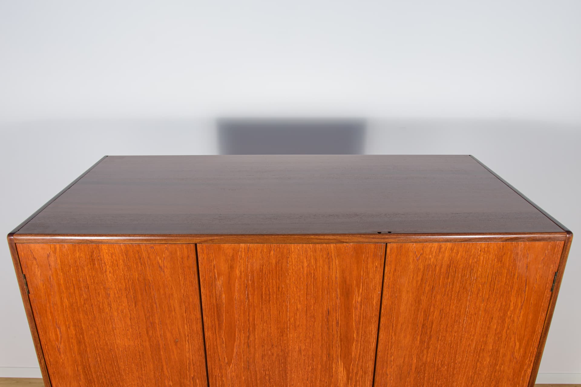 Szafa trzydrzwiowa, teak brązowy, G-Plan, Wielka Brytania, lata 60. - 171004