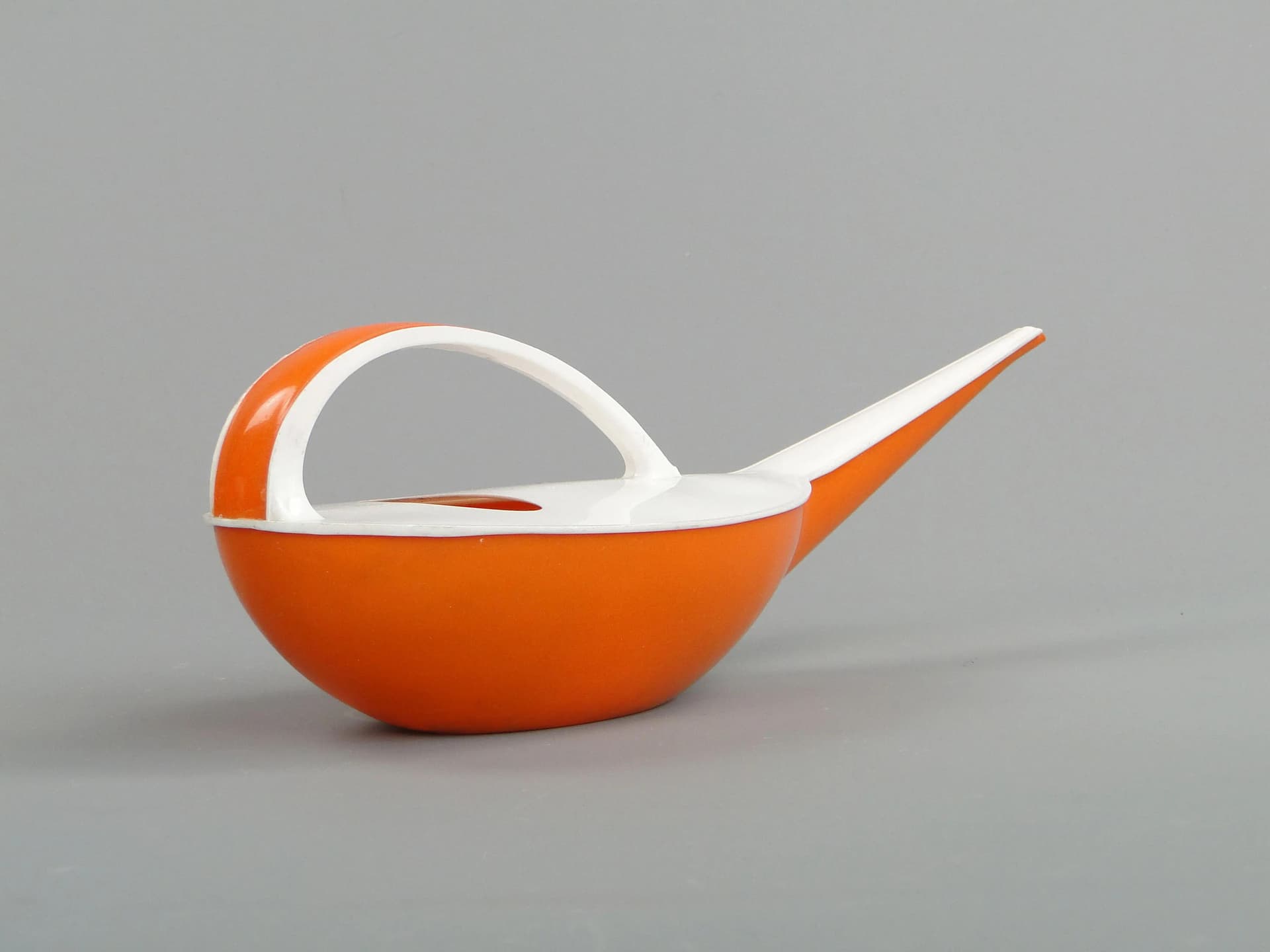 Watering can, multicolor, plastic, by K. Kunis, Germany, 1960s. - 11261