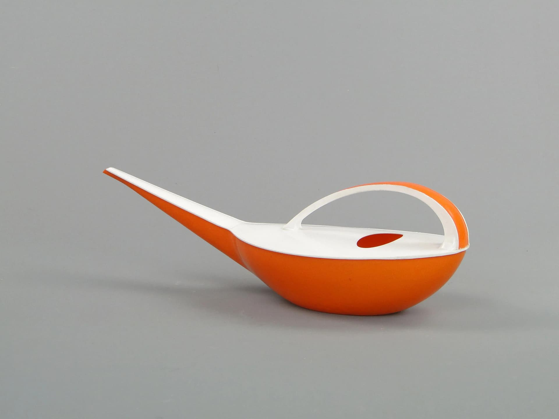 Watering can, multicolor, plastic, by K. Kunis, Germany, 1960s. - 11260