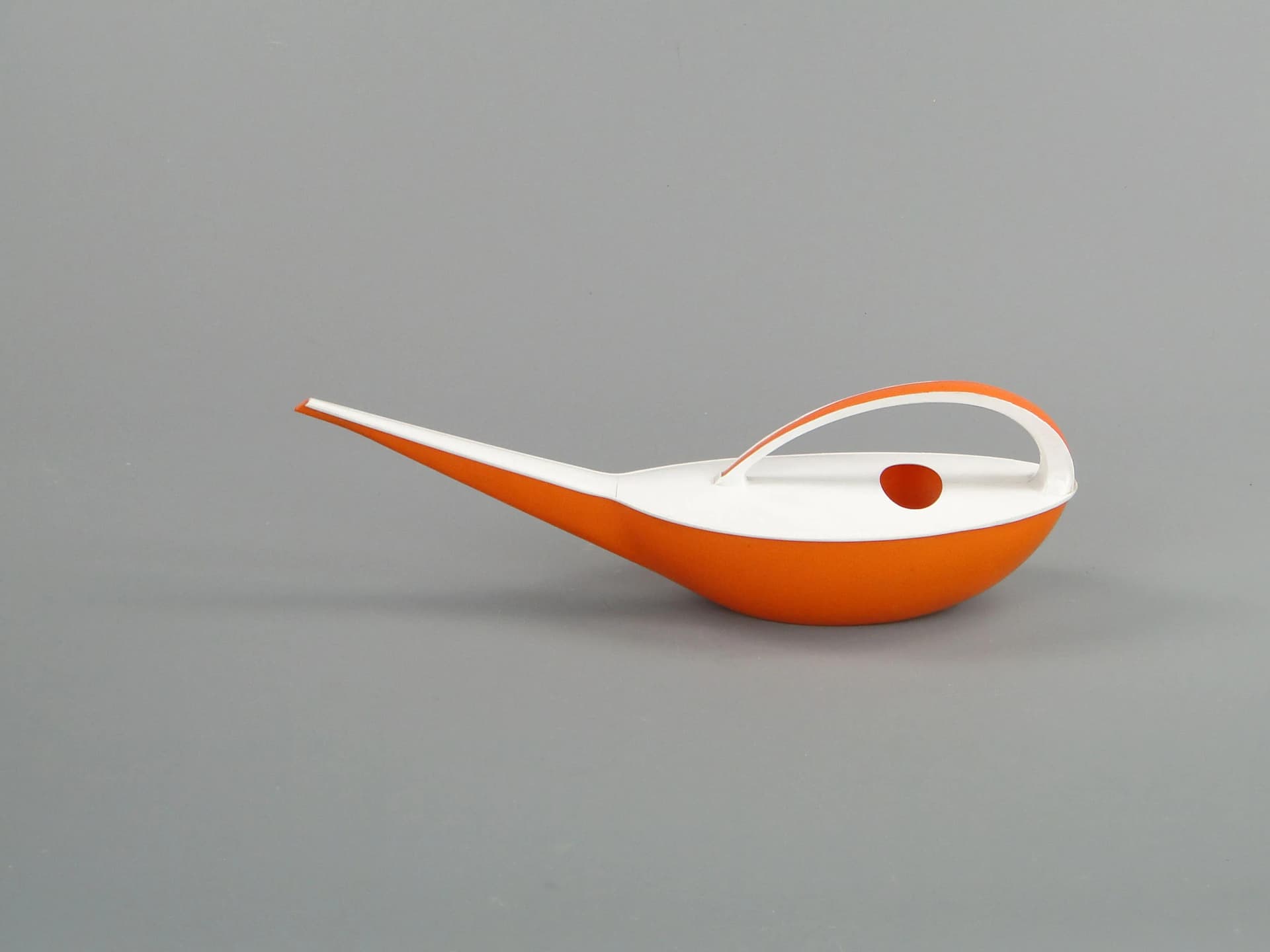 Watering can, multicolor, plastic, by K. Kunis, Germany, 1960s. - 11259