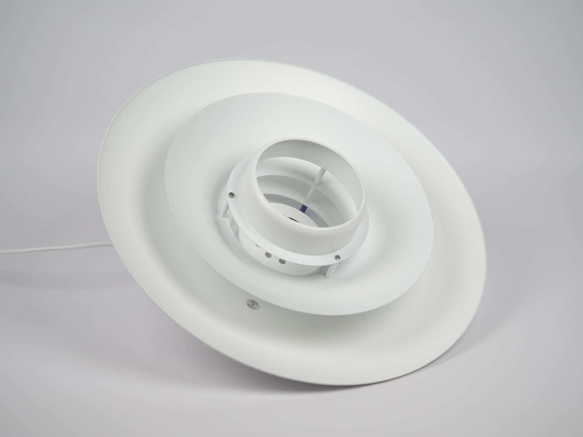 Golden Aluminum Verona Pendant Lamp, by K. Wiborg for Jeka, Denmark, 1980s - 171355